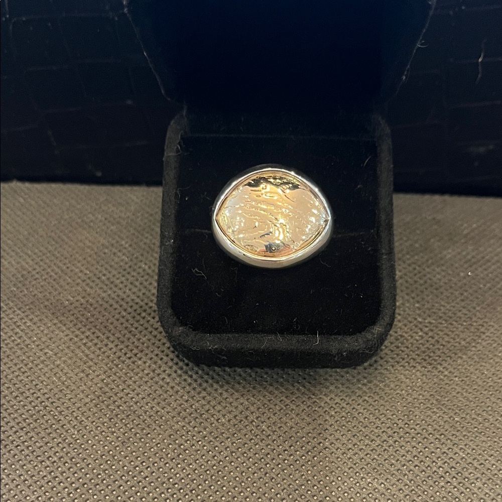 Silver Round Ring